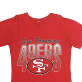 Mens Red San Francisco 49ers Graphic T-Shirt M Short Sleeve Crew Neck Casual
