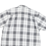 THE NORTH FACE Mens Grey & White Check Shirt L Cotton Blend Casual Outdoor