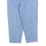 LADY BLAIR Womens Cotton Blend Blue Regular Fit Straight Leg Trousers W32 L26