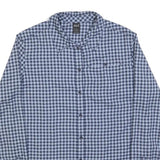 JACK WOLFSKIN Womens Blue & Navy Check Shirt S Outdoor Casual Button Front
