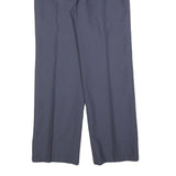 HAGO Womens Regular Fit Blue Trousers W30 L30 Zip Closure Classic Style