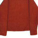 THE NORTH FACE Womens Red Jacket S Polyester Plain Zip Outdoor Casual