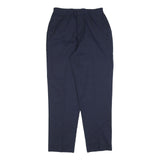 RED KAP Womens Cotton Blend Navy Regular Fit Straight Leg Trousers W30 L30