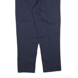 RED KAP Womens Cotton Blend Navy Regular Fit Straight Leg Trousers W30 L30