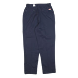RED KAP Womens Cotton Blend Navy Regular Fit Straight Leg Trousers W30 L30