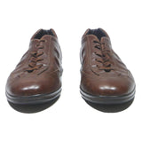 HOGAN Mens Leather Brown Lace-Up Trainers UK 6.5 Casual Shoes Comfortable