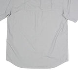 CARHARTT Mens Grey Workwear Polyester Blend Shirt M Button Down Pockets