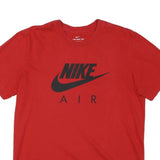 NIKE Mens Red Graphic T-Shirt M Short Sleeve Crew Neck Casual Sportswear