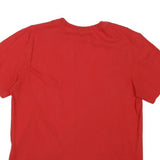 NIKE Mens Red Graphic T-Shirt M Short Sleeve Crew Neck Casual Sportswear