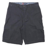 CHAPS Mens Navy Blue Cargo Shorts XL W33 Cotton Blend Casual Pockets
