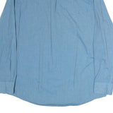 CHAPS Mens Blue Cotton Shirt L Long Sleeve Button Casual Lightweight