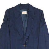PENDLETON Womens Navy Wool Classic Jacket UK 10 Button Plain Elegant Tailored
