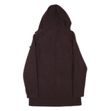 JACK WOLFSKIN Womens Maroon & Brown Outdoor Jacket UK 10 Polyester Blend Button