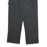 DICKIES Mens Jeans Black Regular Straight Denim Medium W32 L29 Workwear Zip