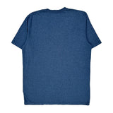 Carhartt Spellout T-Shirt - Large Blue Cotton