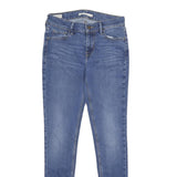 LEVI'S 710 Super Skinny Big E Womens Jeans Blue Slim Skinny Denim Medium W28 L30