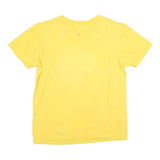 MAJESTIC Womens Yellow Steelers Graphic T-Shirt L Short Sleeve Crew Neck