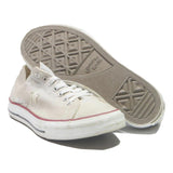 CONVERSE One Star Mens Low Top Trainers Beige Canvas UK 9.5 Casual Lace-Up Shoes