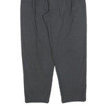 ZARA Womens Polyester Blend Grey Regular Tapered Trousers W28 L25 Smart Casual