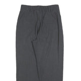 ZARA Womens Polyester Blend Grey Regular Tapered Trousers W28 L25 Smart Casual