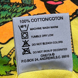Oneita Single Stitch T-Shirt - XL Yellow Cotton
