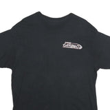 Mens Black Carrie Caruso Graphic T-Shirt M Short Sleeve Crew Neck Motor Racing