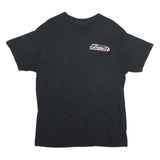 Mens Black Carrie Caruso Graphic T-Shirt M Short Sleeve Crew Neck Motor Racing