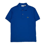 Lacoste Polo Shirt - Small Blue Cotton