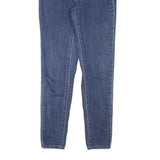 LEVI'S Womens Slim Blue Jeans Denim W24 L27 Slim Fit Zip Closure