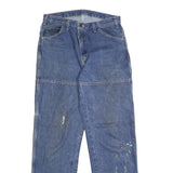 DICKIES Mens Jeans Blue Relaxed Straight Denim Medium W34 L34 Workwear