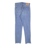 LEVI'S 501S Womens Jeans Blue Slim Skinny Denim Light W27 L28 Distressed