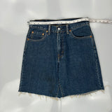 Levis Denim Shorts - 30W 10L Blue Cotton