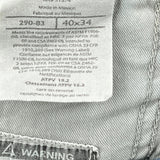 Carhartt Carpenter Trousers - 38W 34L Blue Cotton