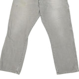 DICKIES Mens Regular Fit Grey Denim Jeans W30 L28 Workwear Cotton Blend Zip