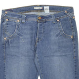 LEVI'S Womens Denim Blue Casual Shorts XL W38 Cotton Blend Relaxed Fit