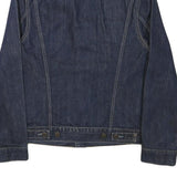 LEVI'S Womens Blue Denim Jacket S Cotton Blend Button Closure Regular Fit