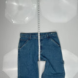 Lee Carpenter Jeans - 35W 30L Blue Cotton