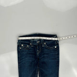 True Religion Skinny Jeans - 28W UK 6 Dark Wash Cotton