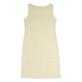 LACOSTE Womens Beige Cotton Blend Sleeveless Day Dress Size M Casual Summer Fit