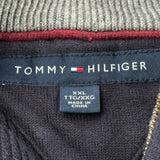 Tommy Hilfiger 1/4 Zip - 2XL Navy Cotton