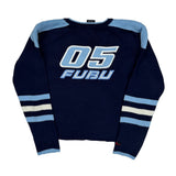 Youth Fubu Sweater - Medium Blue Cotton