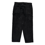 Unbranded Carpenter Pants - 36W 32L Black Cotton