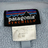 Made In USA Patagonia Synchilla Vest - Medium Blue Polyester