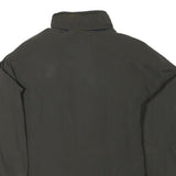 BURBERRY Womens Black Jacket UK 10 Polyester Blend Zip Plain Classic Fit