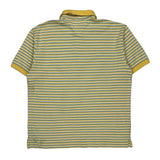 Tommy Hilfiger Striped Polo Shirt - Large Blue Cotton