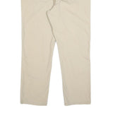 CAT Mens Cotton Blend Beige Regular Fit Straight Leg Trousers W36 L30 Durable