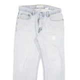 LEVI'S 505 Mens Jeans Blue Regular Straight Denim Light W32 L27 Classic Fit Zip