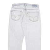 LEVI'S 505 Mens Jeans Blue Regular Straight Denim Light W32 L27 Classic Fit Zip