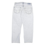 LEVI'S 505 Mens Jeans Blue Regular Straight Denim Light W32 L27 Classic Fit Zip