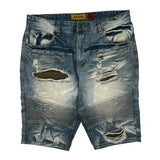 Makobi Denim Shorts - 38W 12L Light Wash Denim